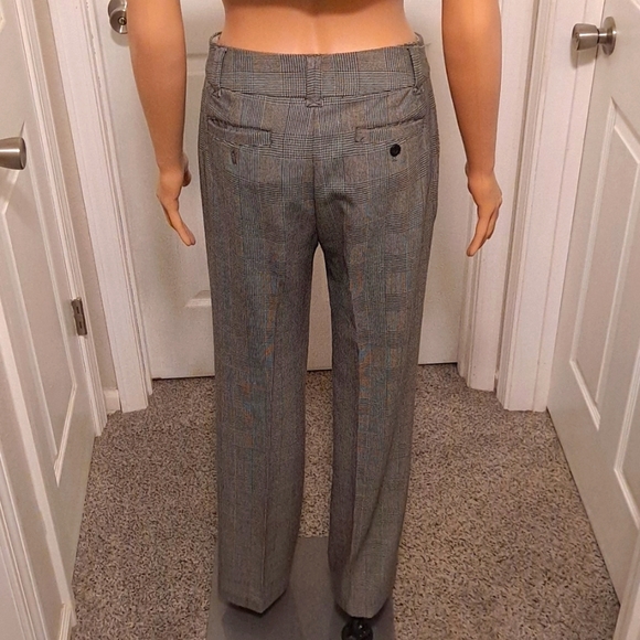 Willi Smith Plaid Business Casual Straight Leg Slacks Size 6 - Picture 6 of 8